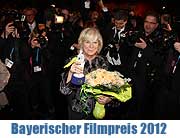 Bayerischen Filmpreis 2012 am 18.1.2013 im Prinzregenten-Theater. Der Ehrenpreis des Bayer. Ministerpräsidenten ging Regisseurin Margarethe von Trotta  (©Foto: Martin Schmitz)